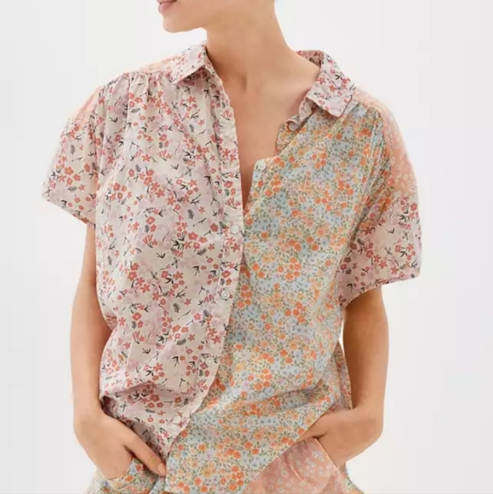 AE Oversized Resort Shirt XS - Picture 1 of 7